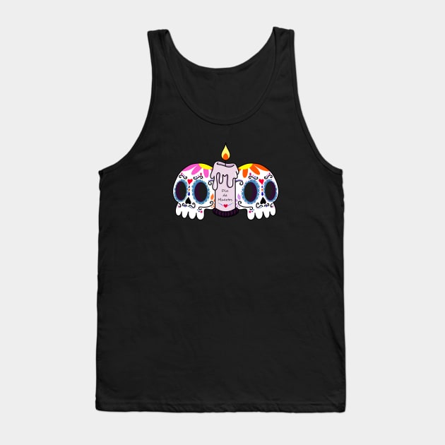 DAY OF THE DEAD Tank Top by MAYRAREINART